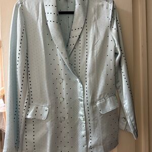 Victoria’s Secret Satin Blazer and Shorts set